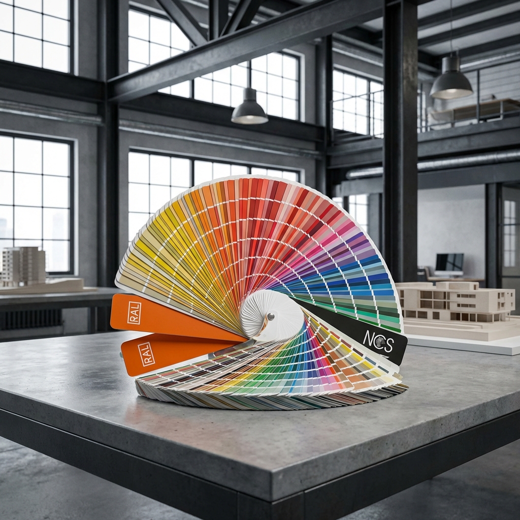 Mazzette colori RAL e NCS