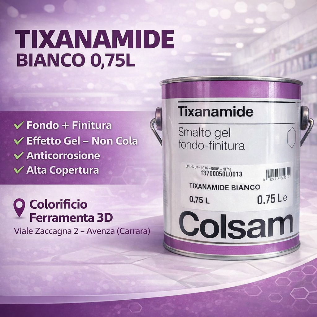 Tixanamide Colsam smalto gel ferro Carrara